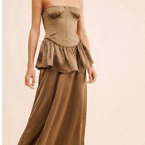 SOLD OUT Weworewhat peplum dress - size 0; Never Worn!